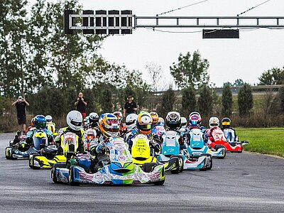 Start eines GTC Kart Rennens