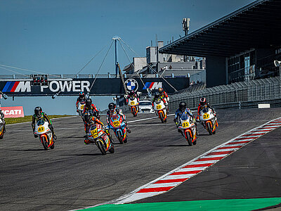 Motorrad Rennen des ADAC Junior Cup